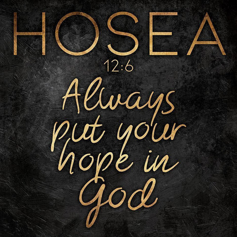 Gold Bold God Black Ornate Wood Framed Art Print with Double Matting by Villa, Mlli