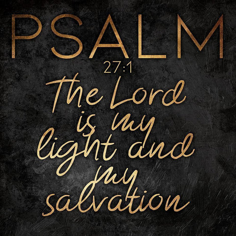 Gold Bold Salvation Black Modern Wood Framed Art Print by Villa, Mlli