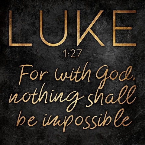 Gold Bold Impossible Black Modern Wood Framed Art Print with Double Matting by Villa, Mlli