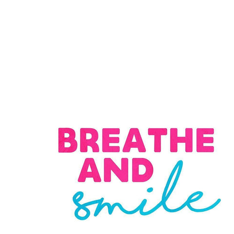 Breath And Smile Kid Black Ornate Wood Framed Art Print with Double Matting by Villa, Mlli