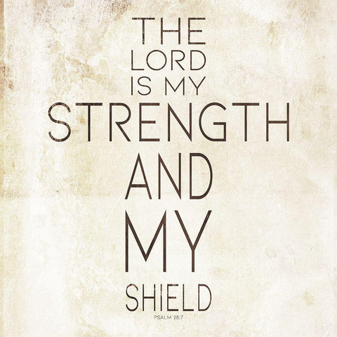 Strength Gold Ornate Wood Framed Art Print with Double Matting by Villa, Mlli