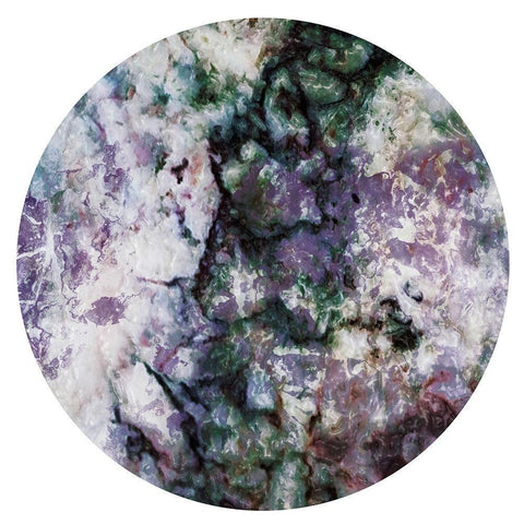 Light Smog Abstract Circle White Modern Wood Framed Art Print by Villa, Mlli