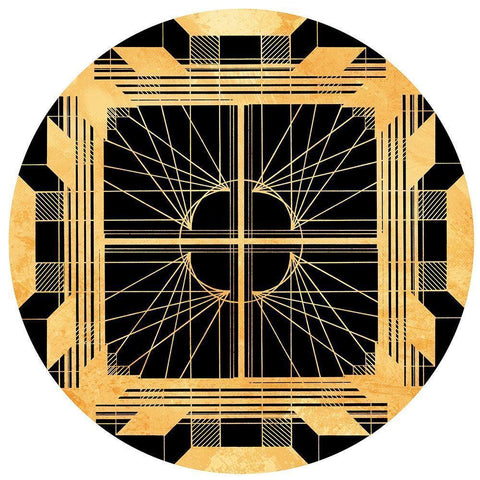 Lost Architecture Circle White Modern Wood Framed Art Print by Villa, Milli