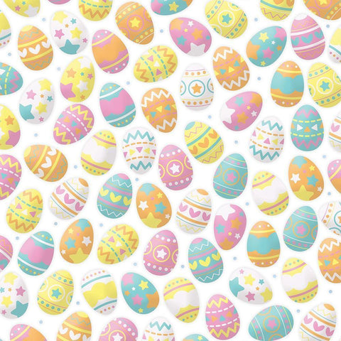 Easter Eggs Pop Black Modern Wood Framed Art Print by Villa, Mlli