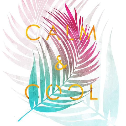 Calm And Cool White Modern Wood Framed Art Print by Villa, Mlli