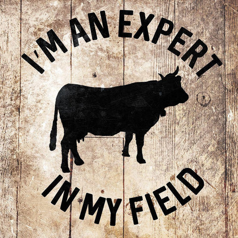 In My Field Black Modern Wood Framed Art Print by Villa, Mlli