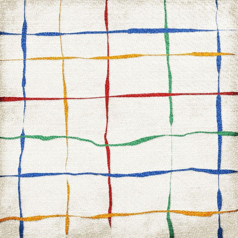 Crossed White Modern Wood Framed Art Print with Double Matting by Villa, Mlli
