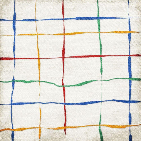 Crossed White Modern Wood Framed Art Print by Villa, Mlli