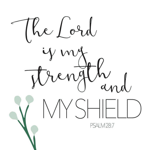 The Lord Green Black Modern Wood Framed Art Print by Villa, Milli