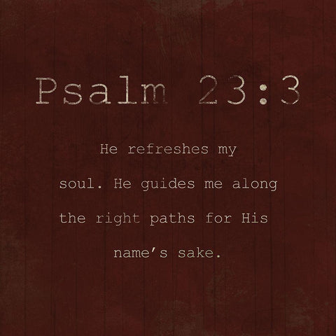 Psalm 233 Fall Farm Black Ornate Wood Framed Art Print with Double Matting by Villa, Milli