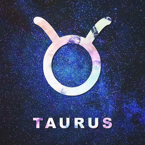 Taurus Space Black Modern Wood Framed Art Print by Villa, Milli