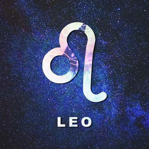 Leo Space Black Modern Wood Framed Art Print by Villa, Milli
