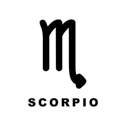 Scorpio Black Modern Wood Framed Art Print by Villa, Milli
