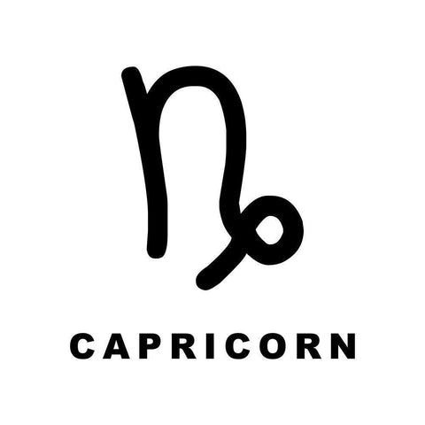 Capricorn White Modern Wood Framed Art Print by Villa, Milli