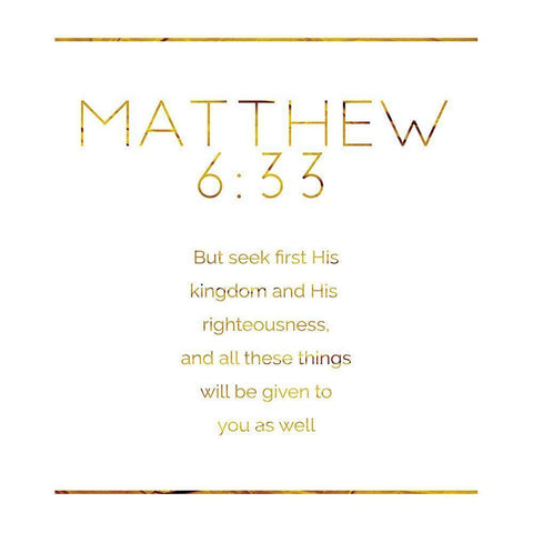 New Matthew Gold White Modern Wood Framed Art Print by Villa, Milli