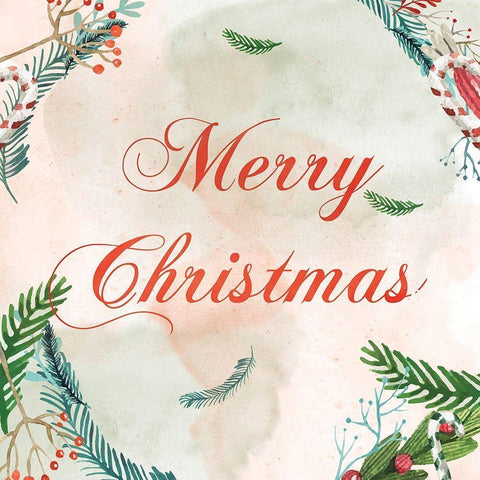 ChristmAs Wall Post 1 Black Modern Wood Framed Art Print by Fraser, Orane