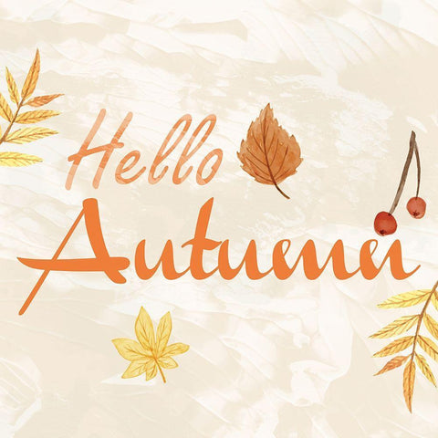 Fall Decor 1 Black Ornate Wood Framed Art Print with Double Matting by Fraser, Orane