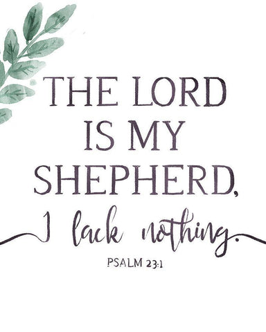 My Shepherd White Modern Wood Framed Art Print with Double Matting by Villa, Milli