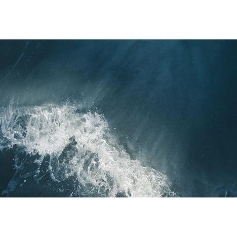 Extra Sea Foam White Modern Wood Framed Art Print by Orlando