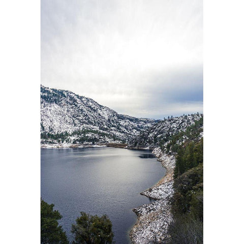 Zero Degrees White Modern Wood Framed Art Print by Orlando