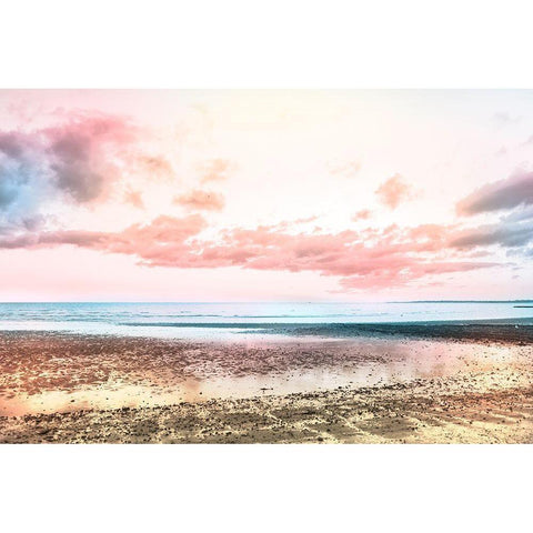 Morning Tide Black Modern Wood Framed Art Print by Orlando