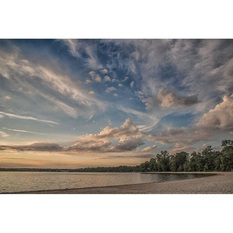 Idea Of Existence Black Modern Wood Framed Art Print with Double Matting by DeLuca, Pat