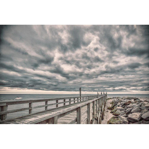 Compassion Of Sensitivity White Modern Wood Framed Art Print by DeLuca, Pat