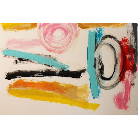 Disection Black Modern Wood Framed Art Print by Spina, Phyllis