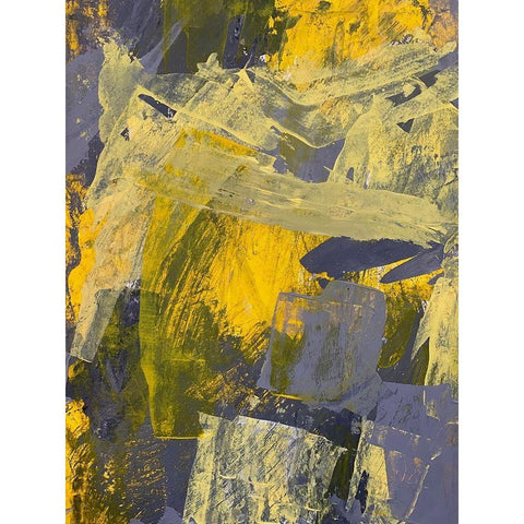 Shinning Abstract 2 Black Modern Wood Framed Art Print by Spina, Phyllis