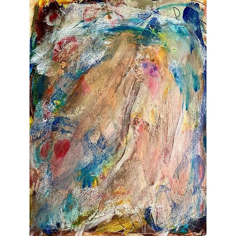 Drastic Movements White Modern Wood Framed Art Print by Spina, Phyllis