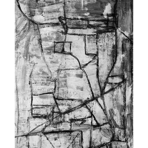 Dark Fantasy White Modern Wood Framed Art Print by Spina, Phyllis