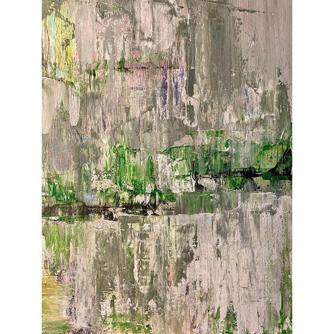 Green Forest Gold Ornate Wood Framed Art Print with Double Matting by Spina, Phyllis