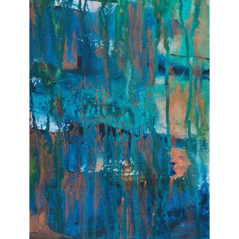 Contemporary Wash 1 Gold Ornate Wood Framed Art Print with Double Matting by Varacek, Pam