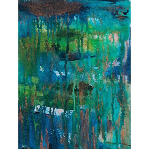 Contemporary Wash 3 Black Modern Wood Framed Art Print by Varacek, Pam