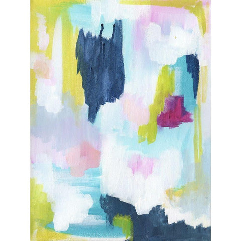 Energetic Assumption 2 Black Modern Wood Framed Art Print by Varacek, Pam