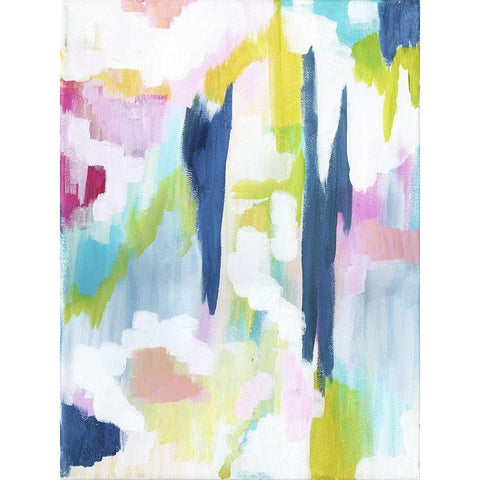 Energetic Assumption 3 Black Modern Wood Framed Art Print by Varacek, Pam