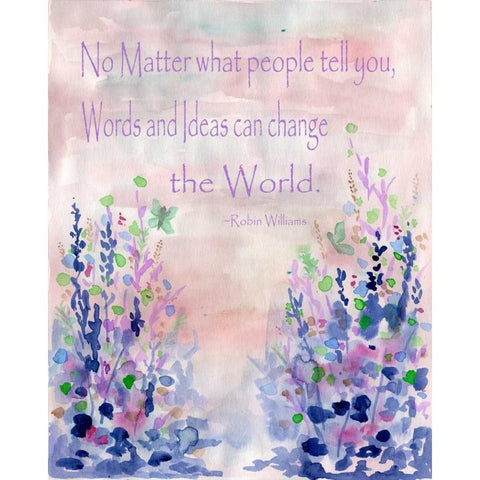 No Matter What Gold Ornate Wood Framed Art Print with Double Matting by Varacek, Pam