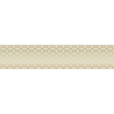 Hello Beautiful Pattern IVORY Gold Ornate Wood Framed Art Print with Double Matting by Allen, Candace