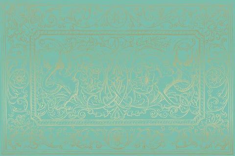 Chinois Pattern 2 White Modern Wood Framed Art Print with Double Matting by Allen, Candace