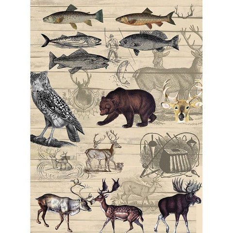 Ldoge Elements Black Modern Wood Framed Art Print by Allen, Candace