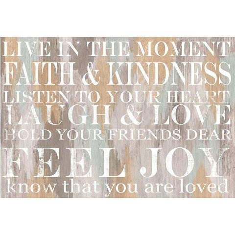 Live Inspiration 3 Black Modern Wood Framed Art Print by Allen, Candace