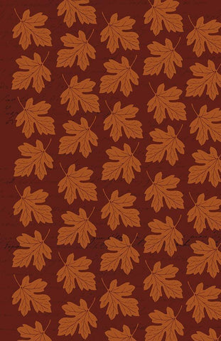 Welcome Fall Leaves 1 Black Ornate Wood Framed Art Print with Double Matting by Allen, Candace