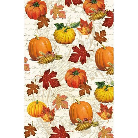 Welcome Fall Pumpkins 1 Gold Ornate Wood Framed Art Print with Double Matting by Allen, Candace