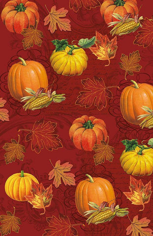 Welcome Fall Pumpkins 2 White Modern Wood Framed Art Print with Double Matting by Allen, Candace
