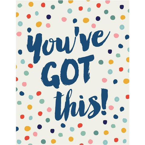 Youve Got This Gold Ornate Wood Framed Art Print with Double Matting by Lula Bijoux and Company