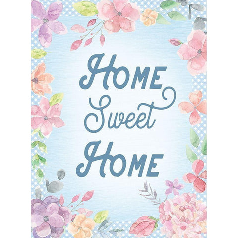 Home Sweet Home 2 Gold Ornate Wood Framed Art Print with Double Matting by Lula Bijoux and Company