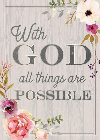 Religious 3 Black Ornate Wood Framed Art Print with Double Matting by Lula Bijoux and Company