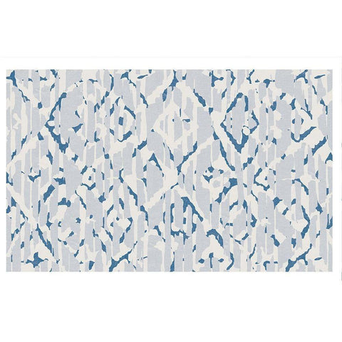 Block Print 2 White Modern Wood Framed Art Print by Lula Bijoux and Company
