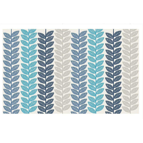Vine Leaves 2 White Modern Wood Framed Art Print by Lula Bijoux and Company