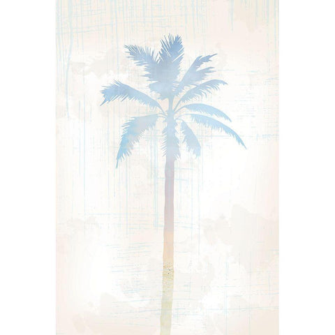 Beach Palm 2 White Modern Wood Framed Art Print by Lula Bijoux and Company